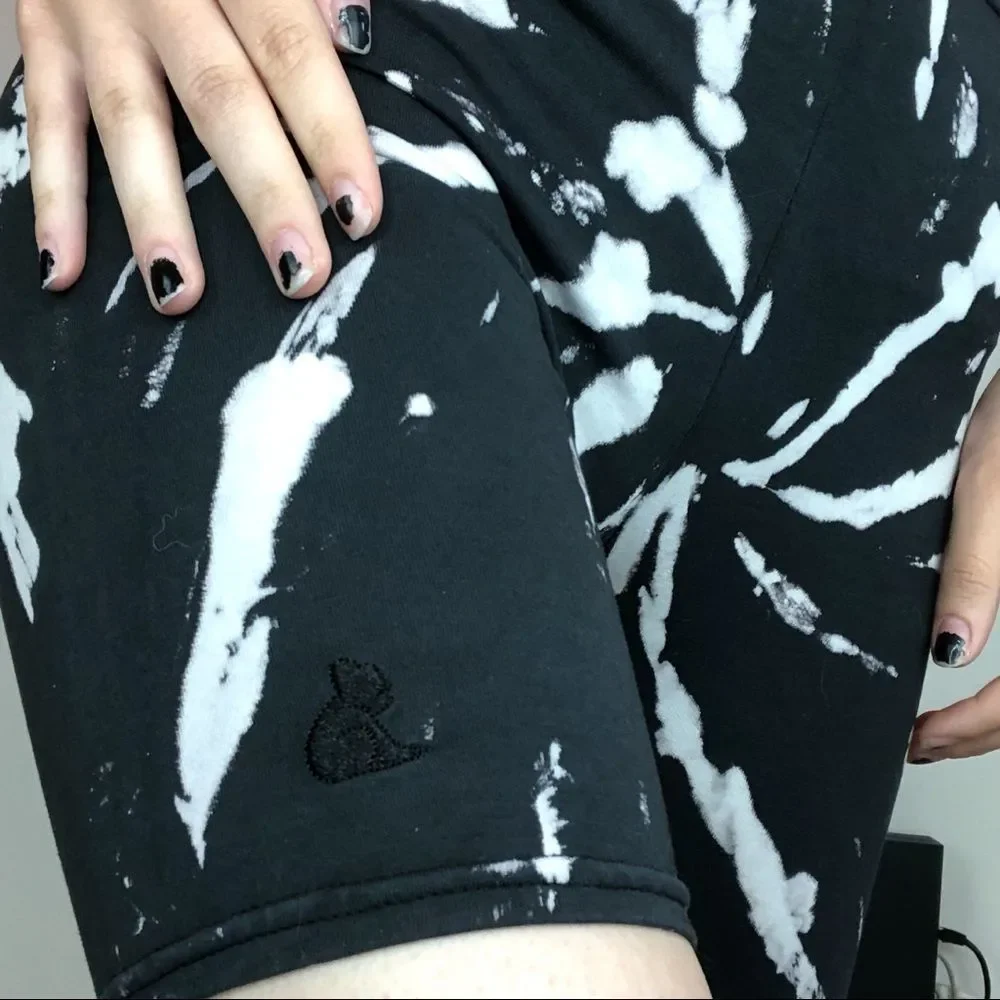 Kuwalla Tie Dye Biker Shorts - Picture 3 of 4